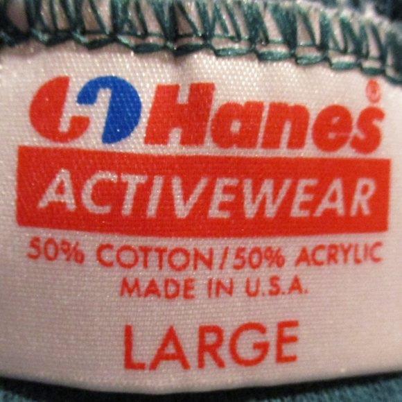 Peanuts Snoopy Hanes Vintage 90s Woman Large Green White Long Sleeve Sweatshirt - Picture 6 of 6